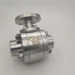 3PCS FORGED STEEL BALL VALVE WITH ISO 5211 MOUNTING PAD